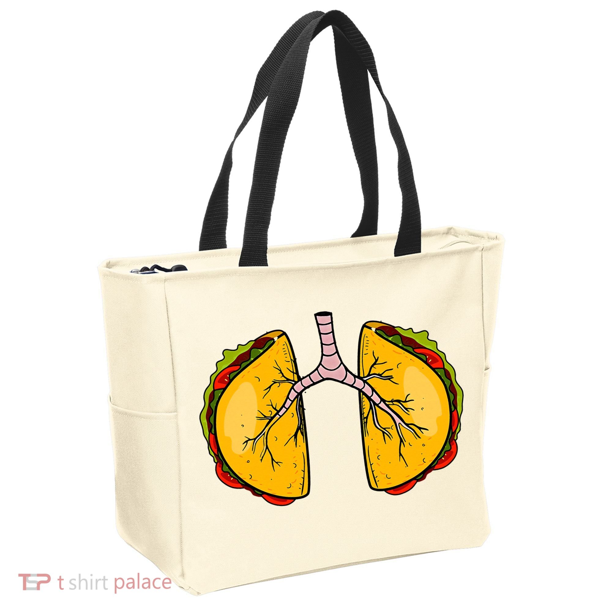 Taco Lungs Mexican Nurse Cinco De Mayo Nursing Fiesta Tote Bag