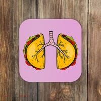 Taco Lungs Mexican Nurse Cinco De Mayo Nursing Fiesta Coaster thumb 0