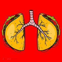 Taco Lungs Mexican Nurse Cinco De Mayo Nursing Fiesta Santa Hat thumb 1