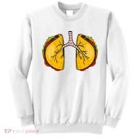 Taco Lungs Mexican Nurse Cinco De Mayo Nursing Fiesta Sweatshirt thumb 0