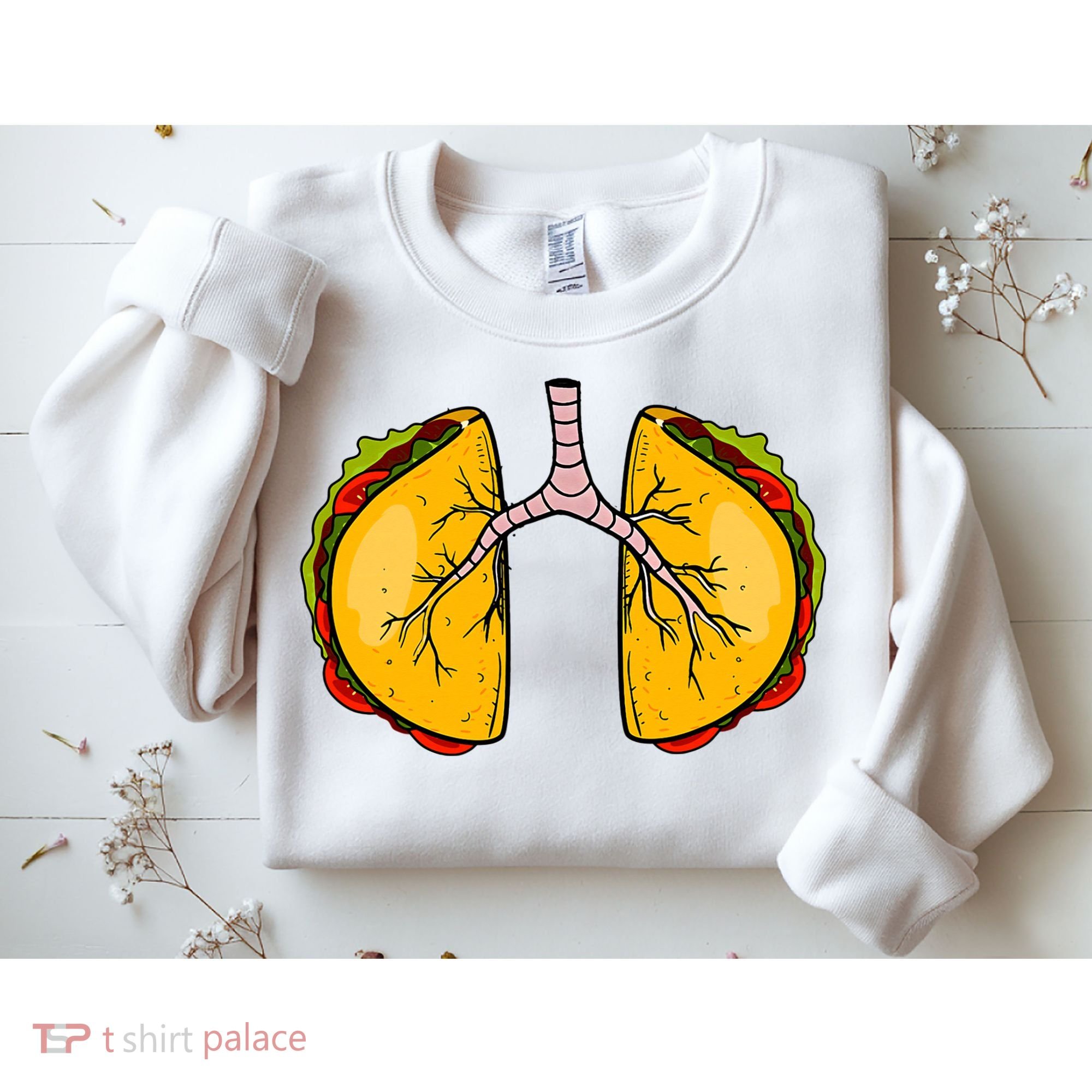Taco Lungs Mexican Nurse Cinco De Mayo Nursing Fiesta Sweatshirt