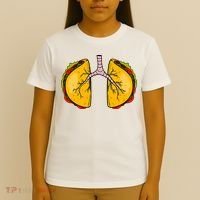Taco Lungs Mexican Nurse Cinco De Mayo Nursing Fiesta T-Shirt thumb 4