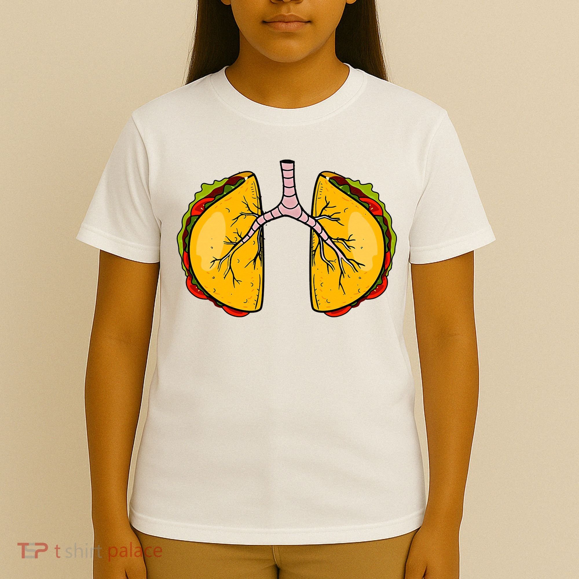 Taco Lungs Mexican Nurse Cinco De Mayo Nursing Fiesta T-Shirt