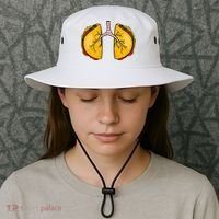 Taco Lungs Mexican Nurse Cinco De Mayo Nursing Fiesta Bucket Hat thumb 3
