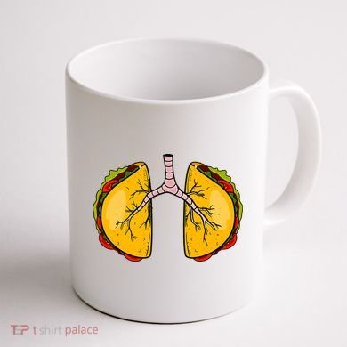 Taco Lungs Mexican Nurse Cinco De Mayo Nursing Fiesta Coffee Mug back