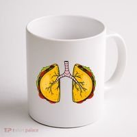 Taco Lungs Mexican Nurse Cinco De Mayo Nursing Fiesta Coffee Mug thumb 1