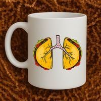 Taco Lungs Mexican Nurse Cinco De Mayo Nursing Fiesta Coffee Mug thumb 2