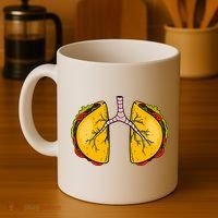 Taco Lungs Mexican Nurse Cinco De Mayo Nursing Fiesta Coffee Mug thumb 4