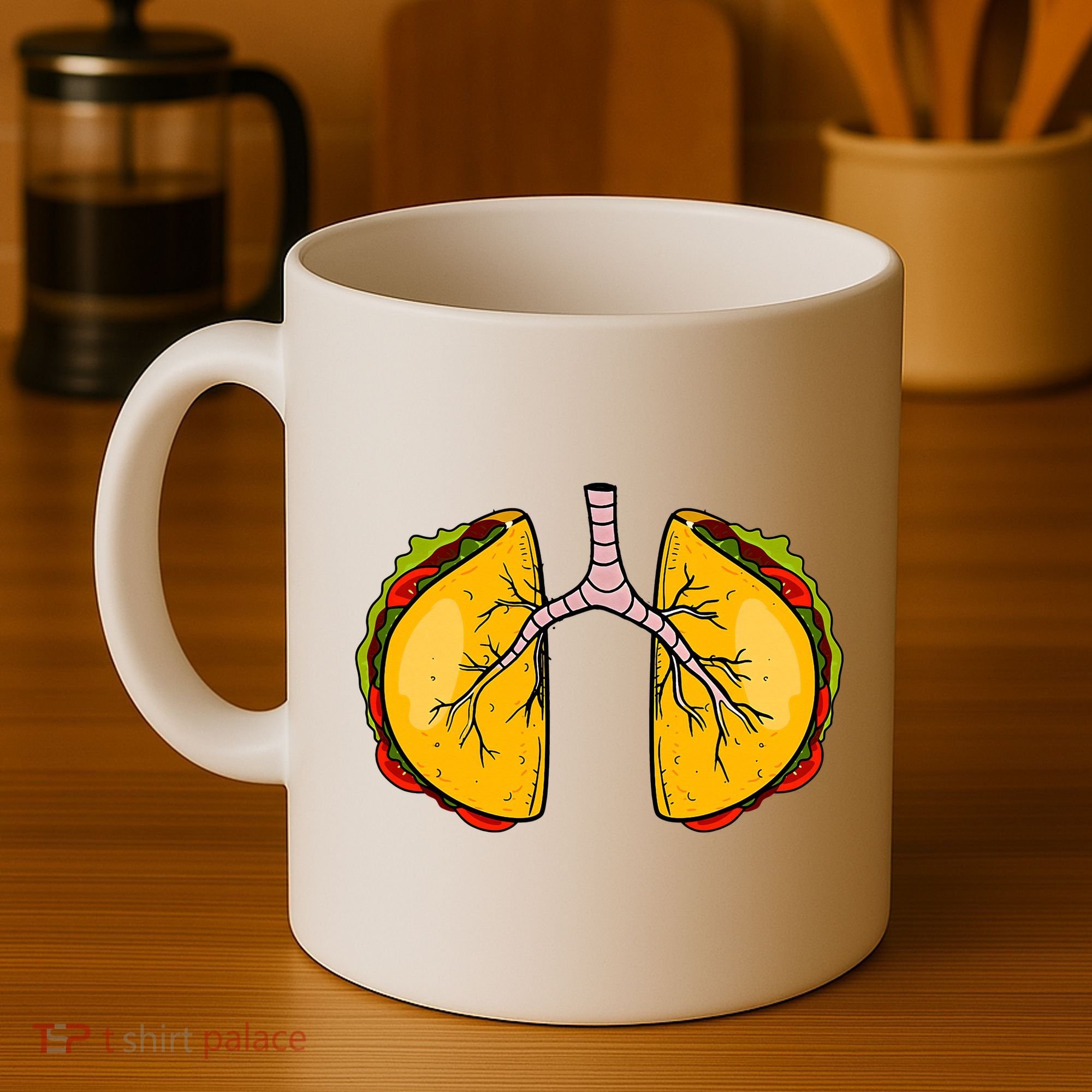 Taco Lungs Mexican Nurse Cinco De Mayo Nursing Fiesta Coffee Mug