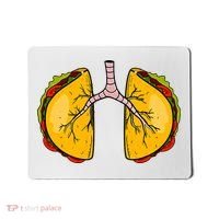 Taco Lungs Mexican Nurse Cinco De Mayo Nursing Fiesta Mousepad thumb 0