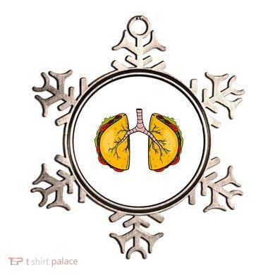 Taco Lungs Mexican Nurse Cinco De Mayo Nursing Fiesta Ornament