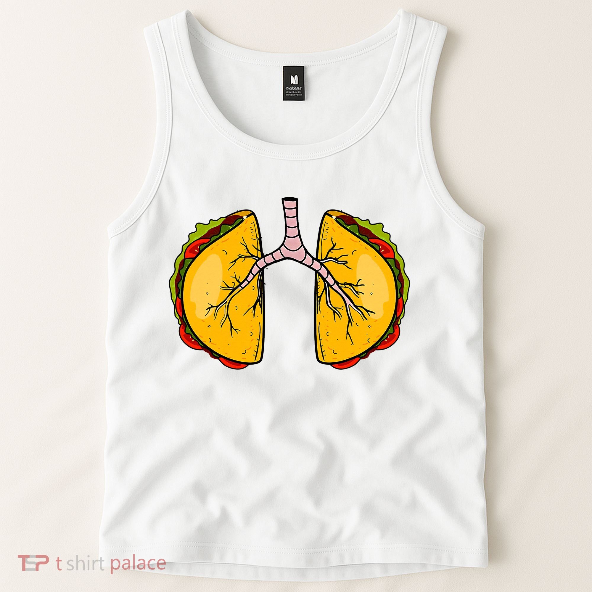 Taco Lungs Mexican Nurse Cinco De Mayo Nursing Fiesta Tank Top