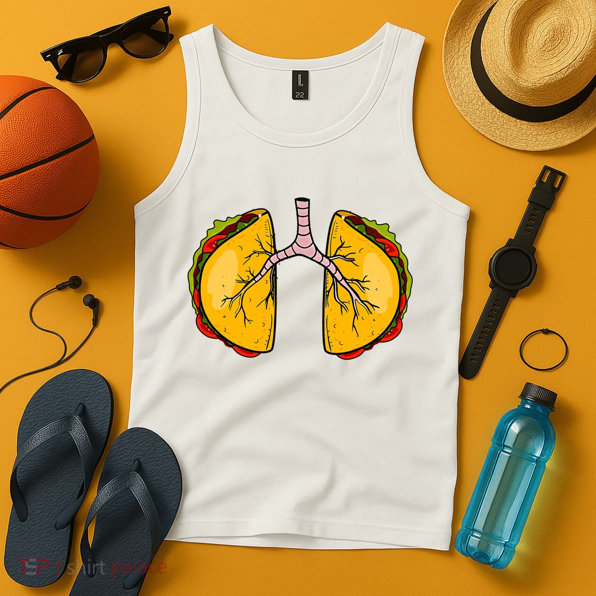 Taco Lungs Mexican Nurse Cinco De Mayo Nursing Fiesta Tank Top