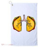 Taco Lungs Mexican Nurse Cinco De Mayo Nursing Fiesta Golf Towel thumb 0