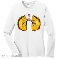 Taco Lungs Mexican Nurse Cinco De Mayo Nursing Fiesta Women's Long Sleeve Shirt thumb 0