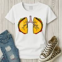 Taco Lungs Mexican Nurse Cinco De Mayo Nursing Fiesta Women's T-Shirt thumb 3