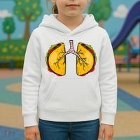 Taco Lungs Mexican Nurse Cinco De Mayo Nursing Fiesta Kids Hoodie thumb 3