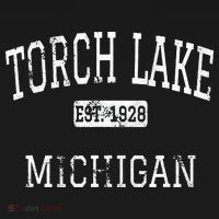 Torch Lake Michigan Antrim County MI Vintage T-Shirt thumb 7