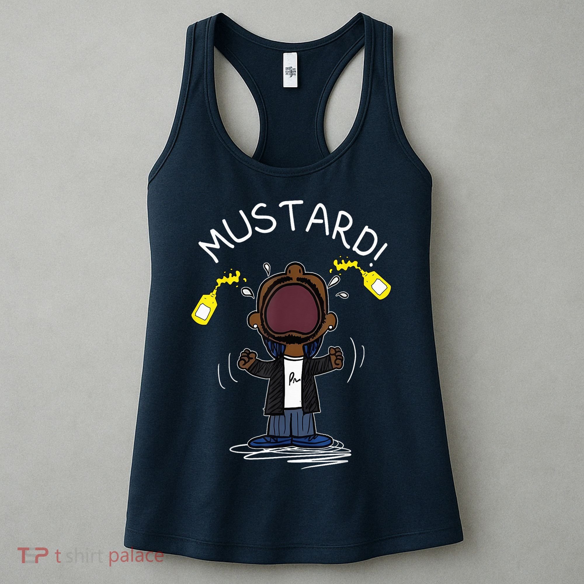 Trendy Lamar Mustard Funny Women's Tank Top