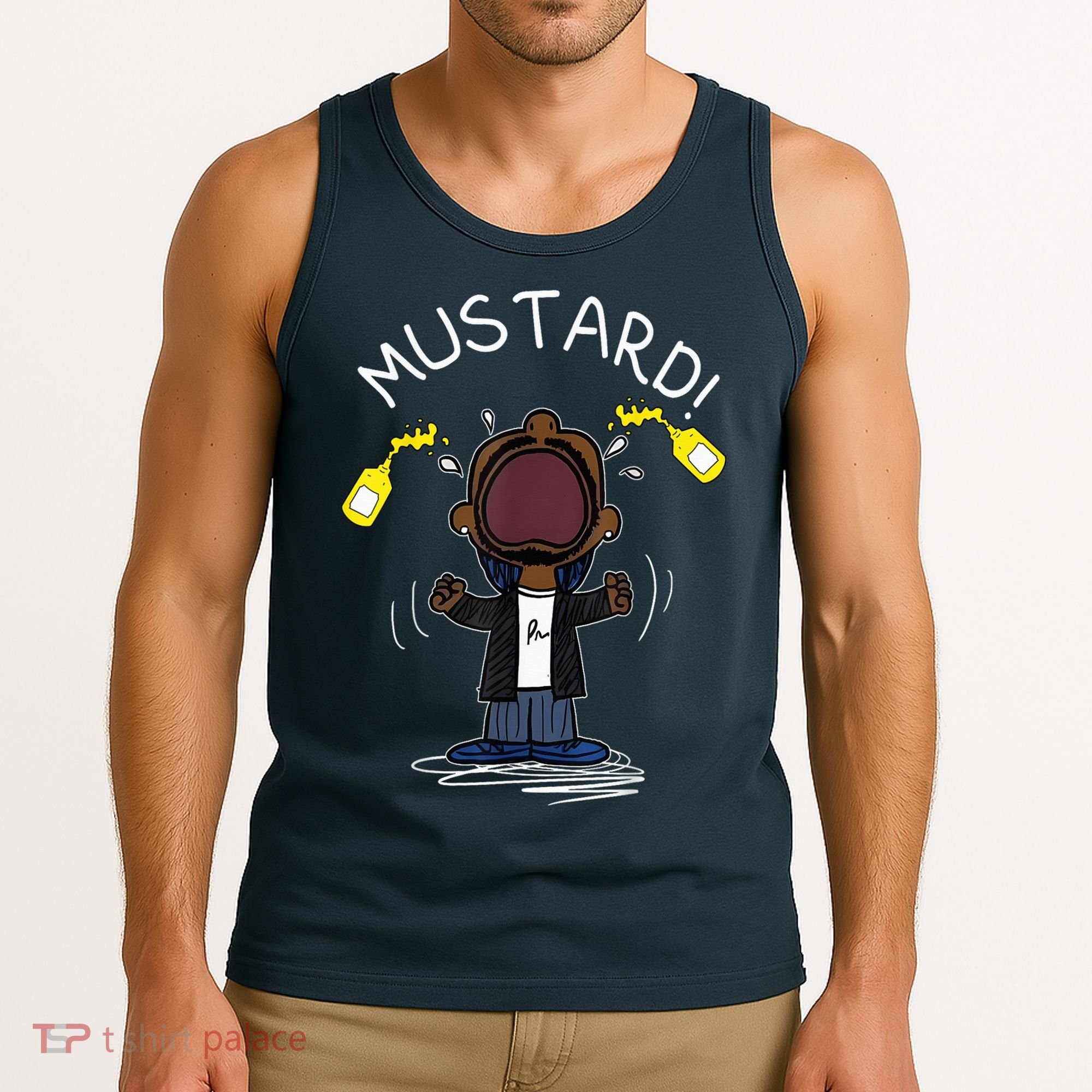 Trendy Lamar Mustard Funny Tank Top