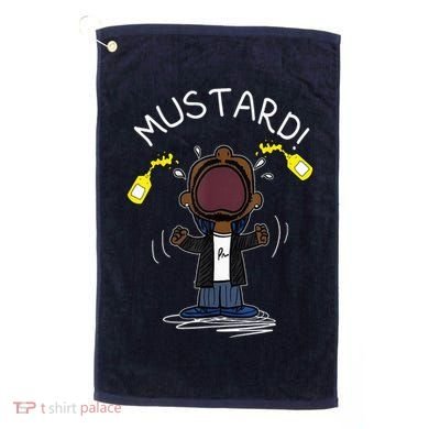 Trendy Lamar Mustard Funny Golf Towel