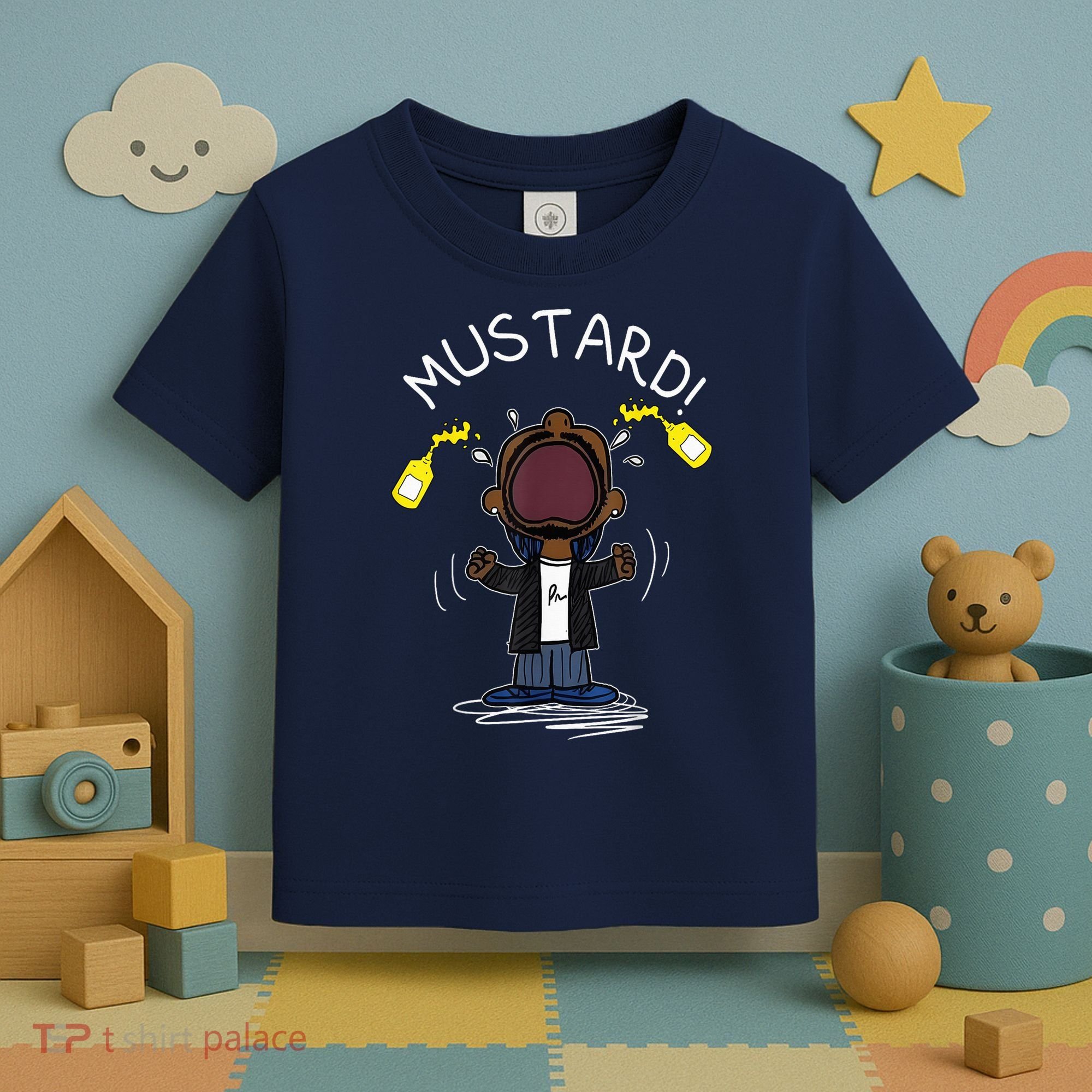 Trendy Lamar Mustard Funny Toddler T-Shirt
