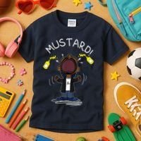 Trendy Lamar Mustard Funny Kids T-Shirt thumb 3