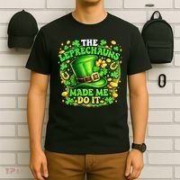 The Leprechauns Made Me Do It T-Shirt thumb 6
