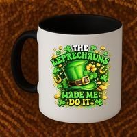 The Leprechauns Made Me Do It Coffee Mug thumb 2