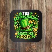 The Leprechauns Made Me Do It Coaster thumb 0