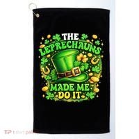The Leprechauns Made Me Do It Golf Towel thumb 0