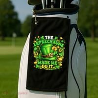 The Leprechauns Made Me Do It Golf Towel thumb 2