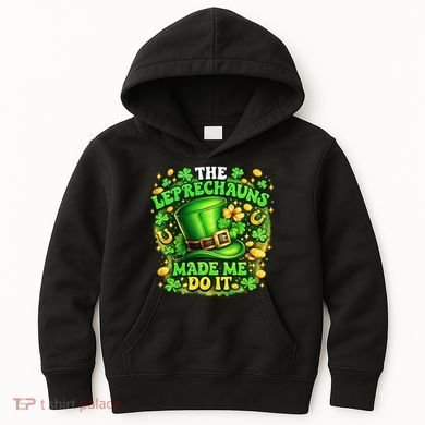 The Leprechauns Made Me Do It Kids Hoodie