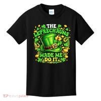 The Leprechauns Made Me Do It Kids T-Shirt thumb 0