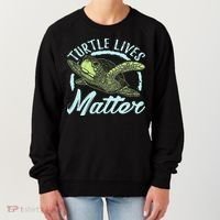 Turtle Lives Matter Save The Sea Turtles Women's Sweatshirt thumb 0