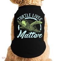 Turtle Lives Matter Save The Sea Turtles Doggie Tank thumb 0