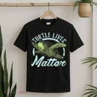 Turtle Lives Matter Save The Sea Turtles T-Shirt thumb 2
