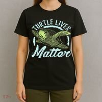 Turtle Lives Matter Save The Sea Turtles T-Shirt thumb 4