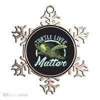 Turtle Lives Matter Save The Sea Turtles Ornament thumb 0