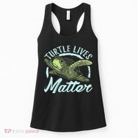 Turtle Lives Matter Save The Sea Turtles Women's Tank Top thumb 0
