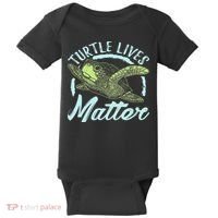 Turtle Lives Matter Save The Sea Turtles Baby Bodysuit thumb 0