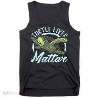 Turtle Lives Matter Save The Sea Turtles Tank Top thumb 0