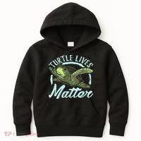 Turtle Lives Matter Save The Sea Turtles Kids Hoodie thumb 0