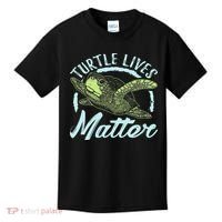 Turtle Lives Matter Save The Sea Turtles Kids T-Shirt thumb 0