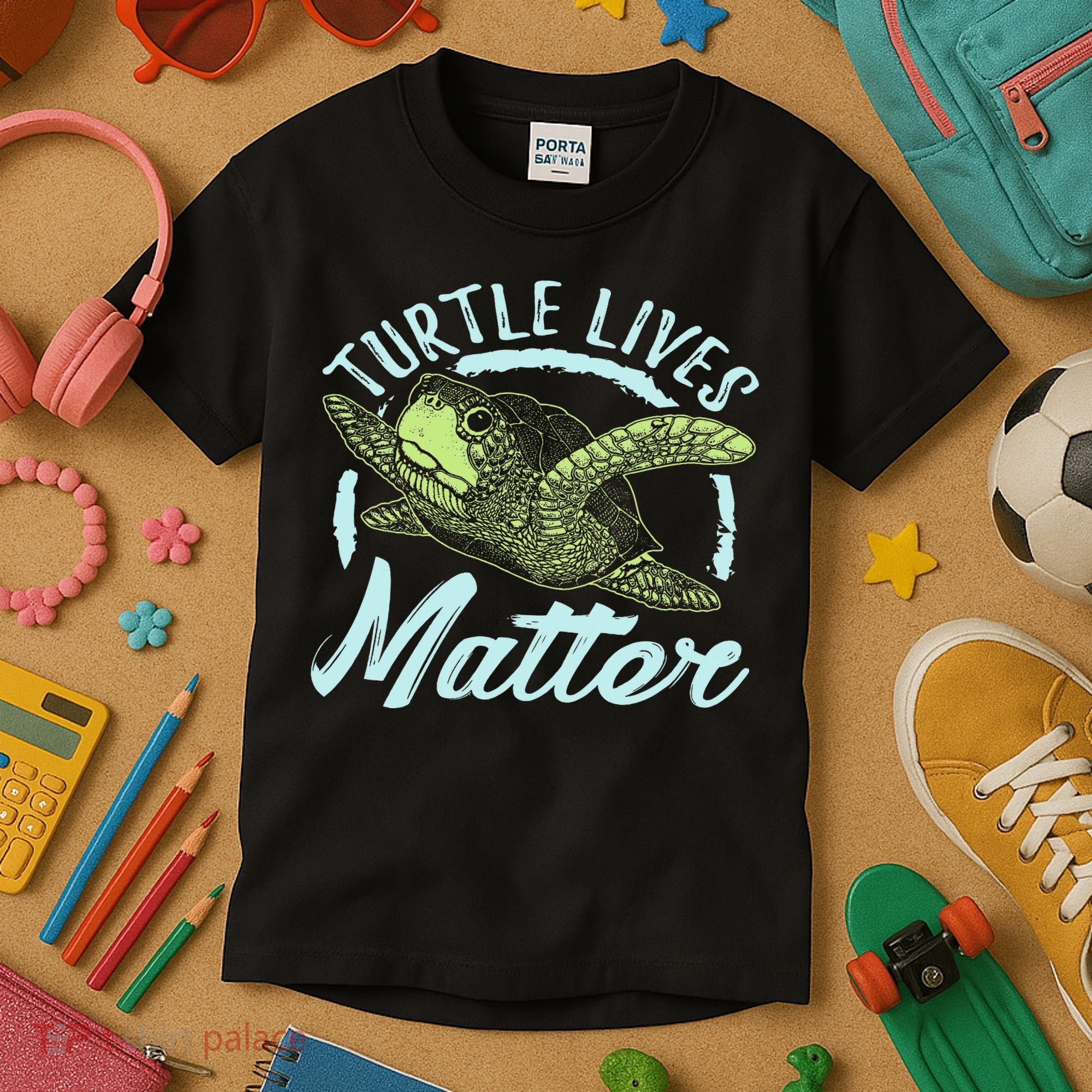 Turtle Lives Matter Save The Sea Turtles Kids T-Shirt