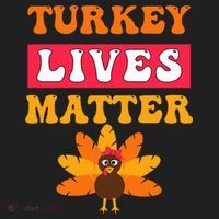 Turkey Lives Matter Funny Vegetarian & Vegan Thanksgiving Beanie thumb 2
