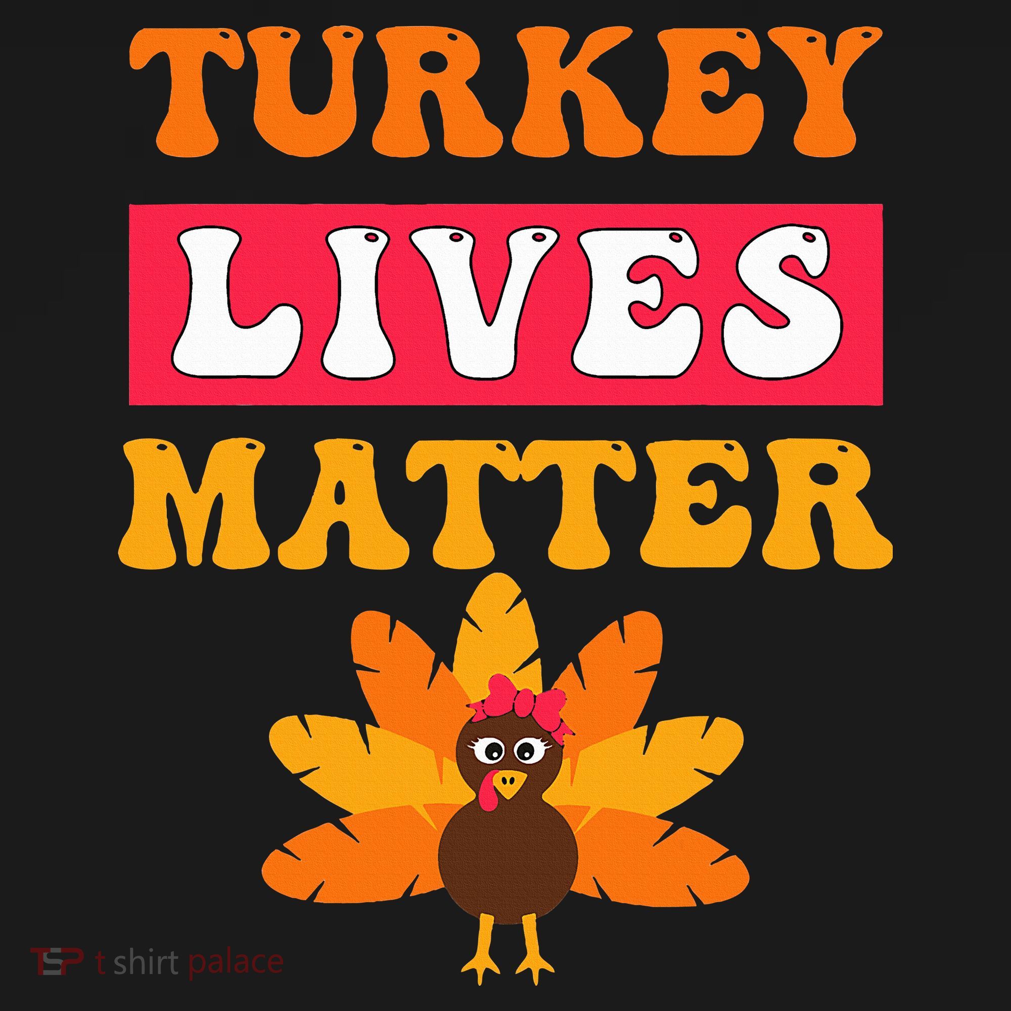 Turkey Lives Matter Funny Vegetarian & Vegan Thanksgiving Kids Sweatshirt