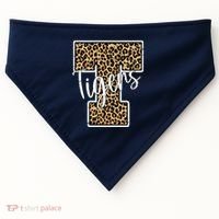 Tigers Leopard Mascot USA-Made Doggie Bandana thumb 0