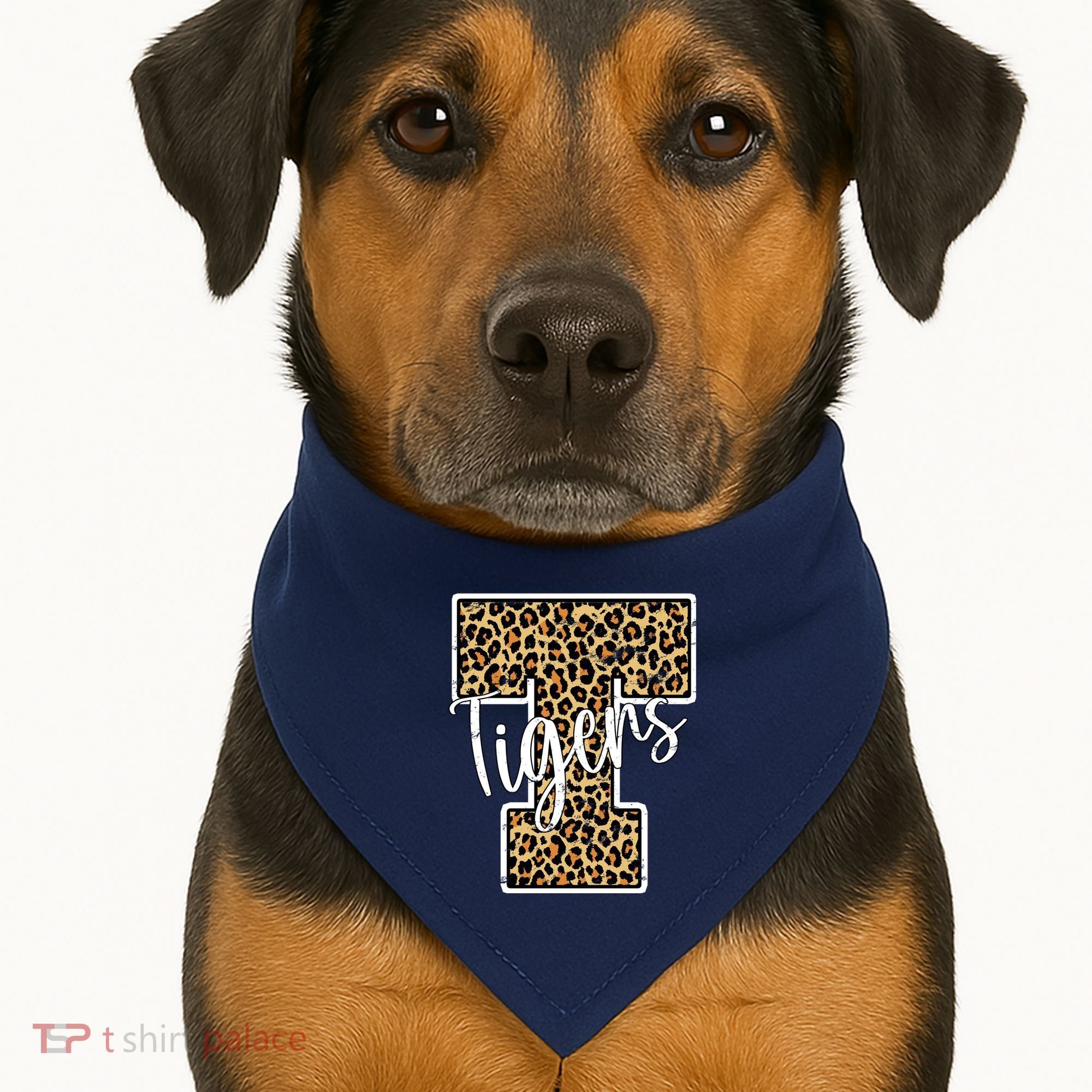 Tigers Leopard Mascot USA-Made Doggie Bandana