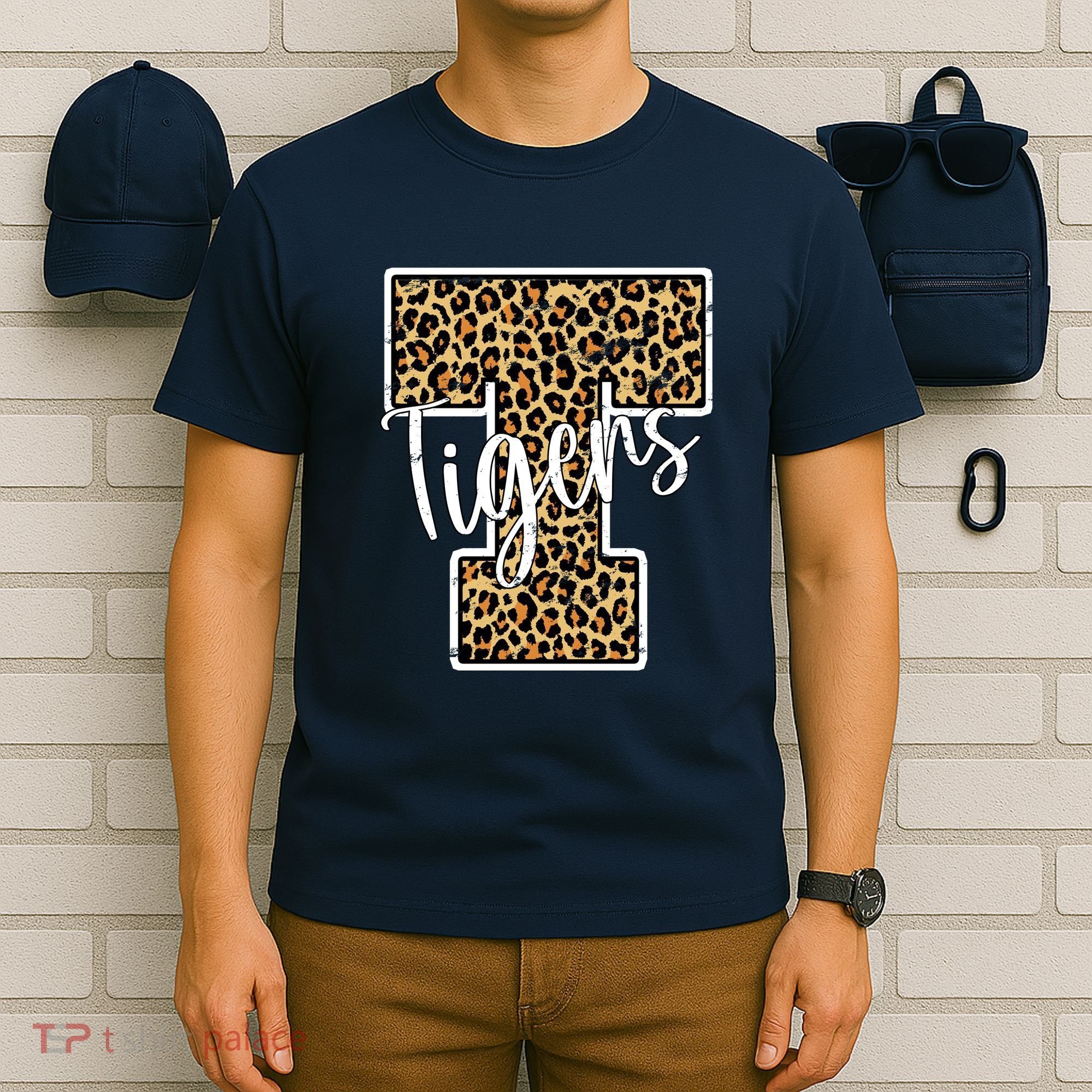 Tigers Leopard Mascot T-Shirt